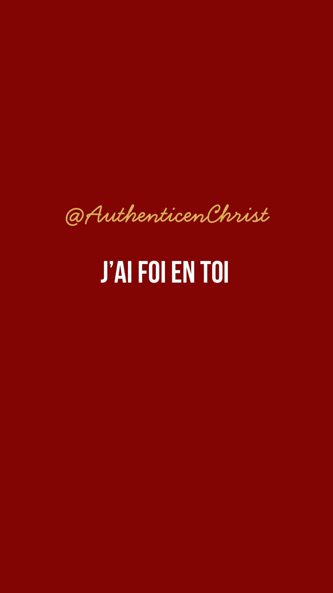 J’ai confiance en Dieu.

#blogueuse #authentic #enchrist